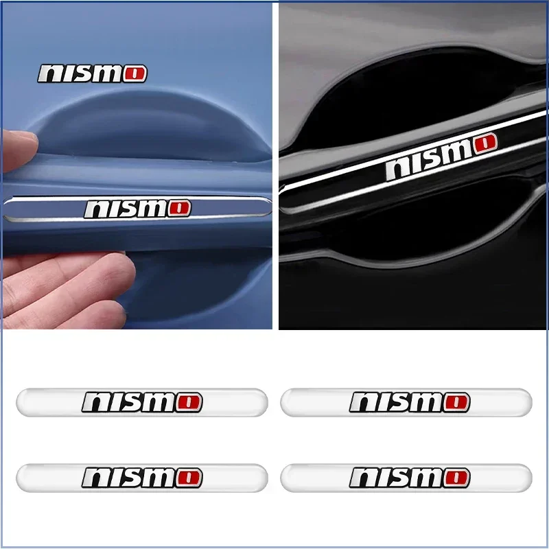 Car Door Transparent Strip Rearview Mirror Anti-Collision Protection Strip for Nismo Nissan GTR 350Z 370Z 240SX Juke Hub Caps