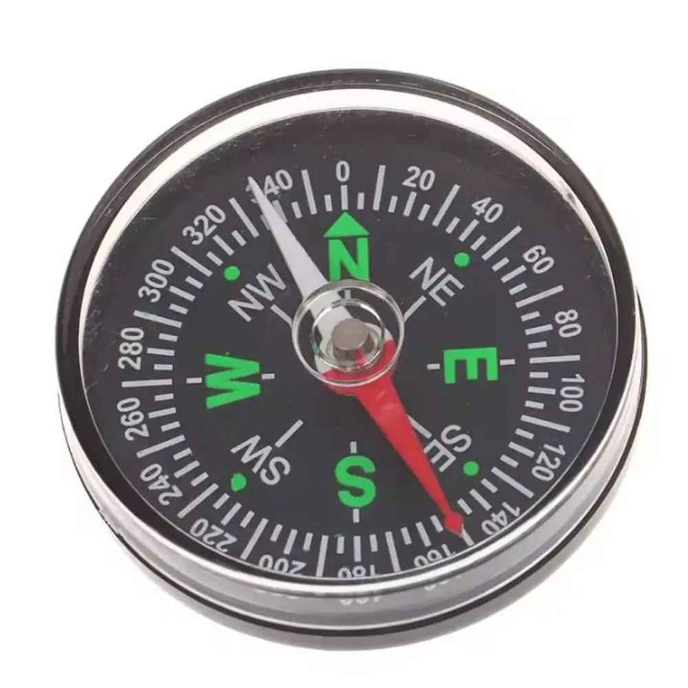 10pcs New 35MM Handheld Compass Portable Plastic Mini Navigation Climbing Riding Gift ABS Camping Pocket Compass
