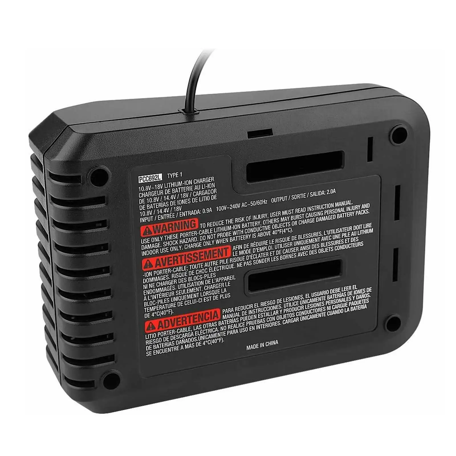 Multi Protection Rechargeable Adapter Universal Lithium Ion Battery Charger 10.8V 20V for Black and Decker Compatible