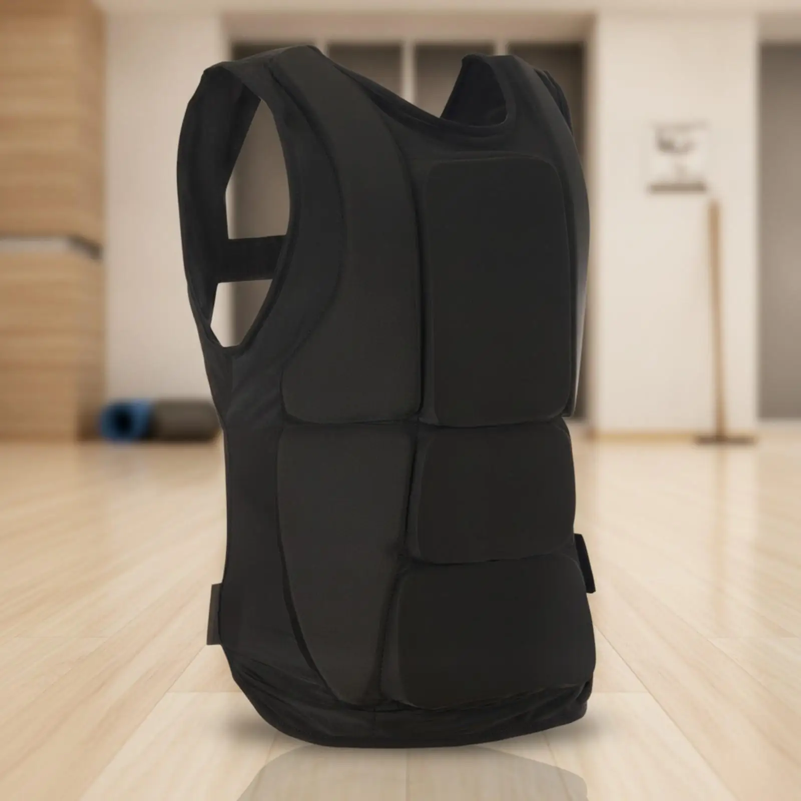 Adjustable Padded Training Vest for MMA Kickboxing Sparring with High Stretch Fabric for Unrestricted Movement