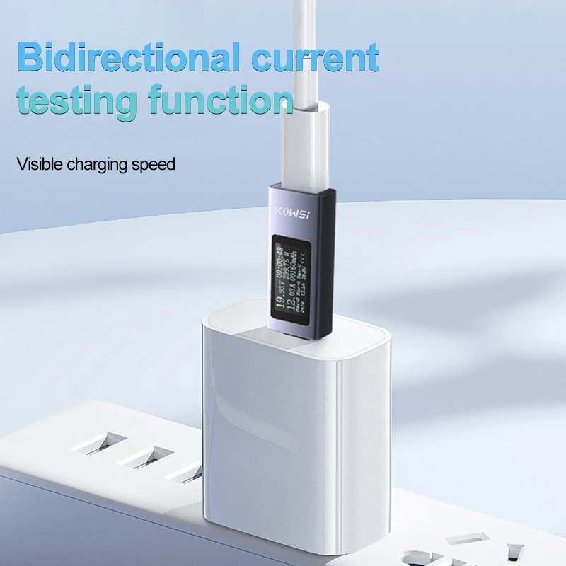 Type-C Tester DC 4-30V 0-12A Digital Voltmeter Amperimetro Voltage Current Meter Ammeter Detector Power Bank Charger Indicator