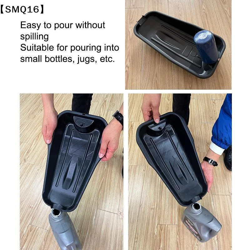 2.5L Oil Drain Pan For Motorcycle And Car Applications Featuring PP Material Resistant To Warping And Deformation【SMQ】