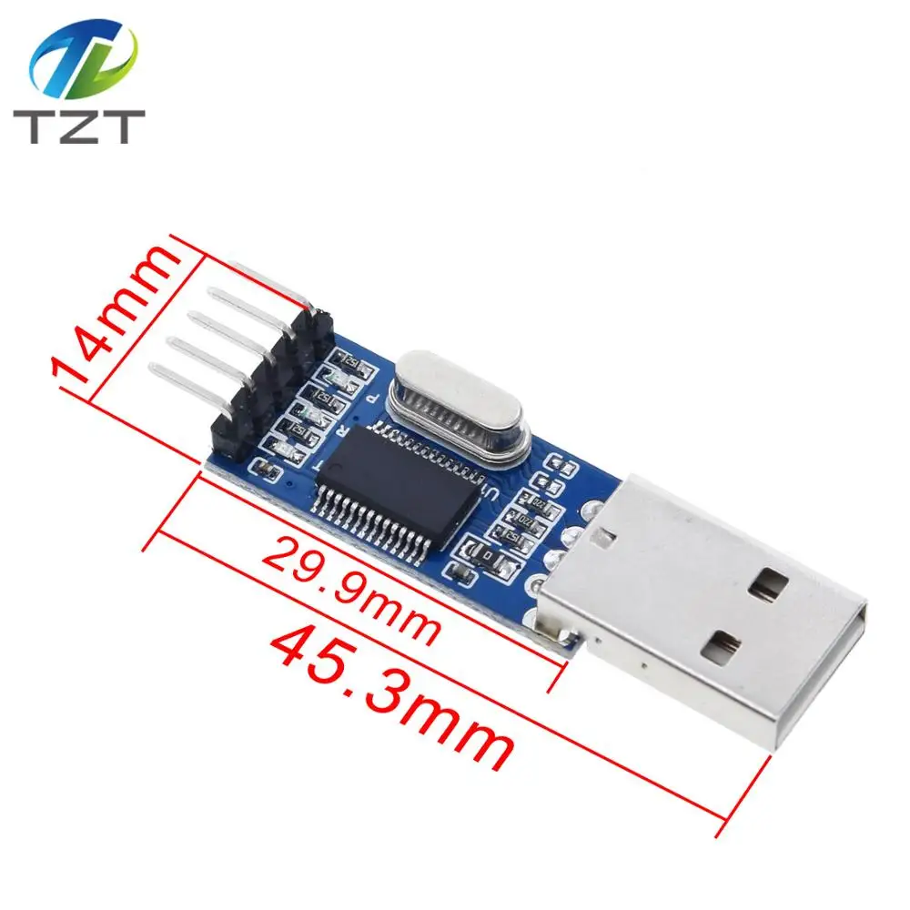 DIYTZT CP2102 USB 2.0 to UART TTL 5PIN Connector Module Serial Converter STC Replace FT232 CH340 PL2303