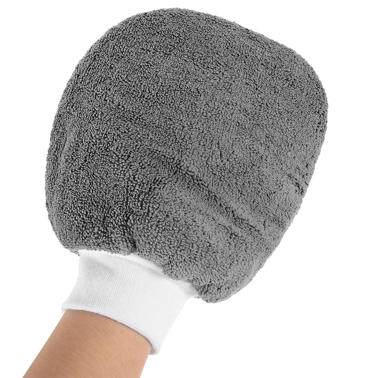 

2pcs Car Wash Mitt Fine Fiber Thickened Design Scratch Free For Car Washing Auto Detailing Dust Remover Tool Wash Mitten For