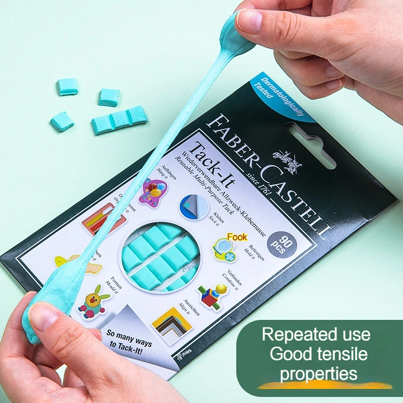 Argilla adesiva verde bianca, riutilizzabile, 50/60/75 g, linguetta adesiva rimovibile, multiuso, sicura, appiccicosa, per appendere l'arte