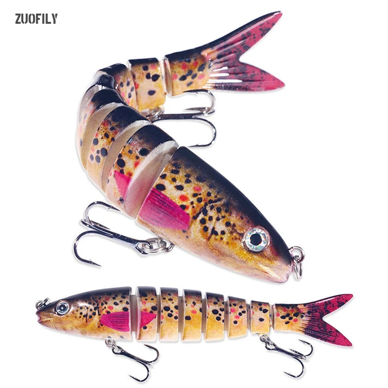 13.4cm 18g Bass Wobblers Lure Artificial Simulation Multi Jointed Sinking  Bait Swimbait Crankbait Minnow Trout Pike Fishing Bait - AliExpress 18