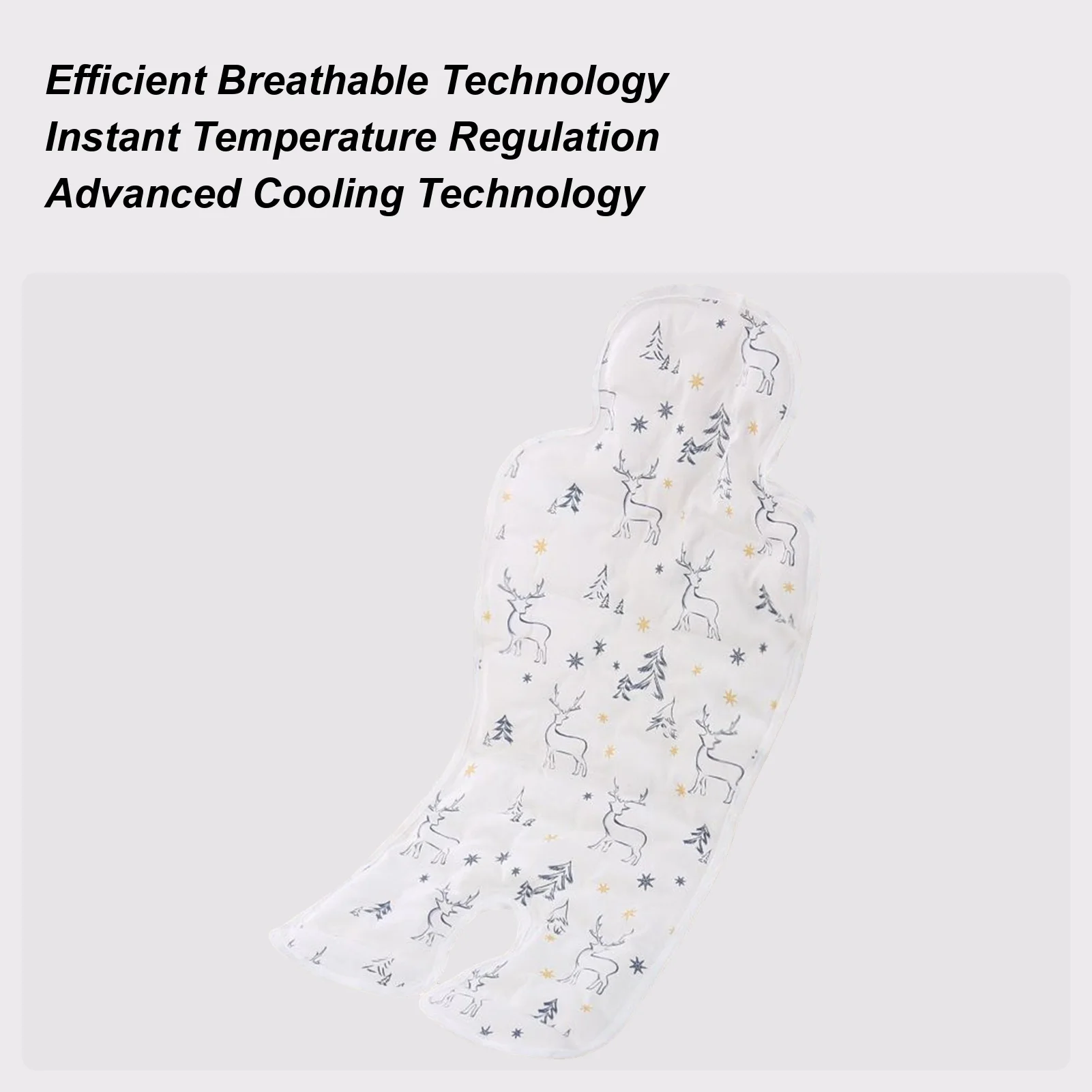 

Car Seat Cooling Pad Pushchair Cold Cushion Waterproof Stroller Cool Down Mat For Backyard Play Family Picnic Gym Cradle Beach