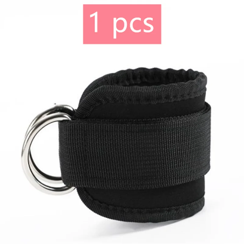 1/2/4 Stuks Kabel Enkelbandjes Dubbele D-Ring Verstelbare Enkelboeien Gym Workouts Bilspieren Benen krachttraining Brace Ondersteuning Sport