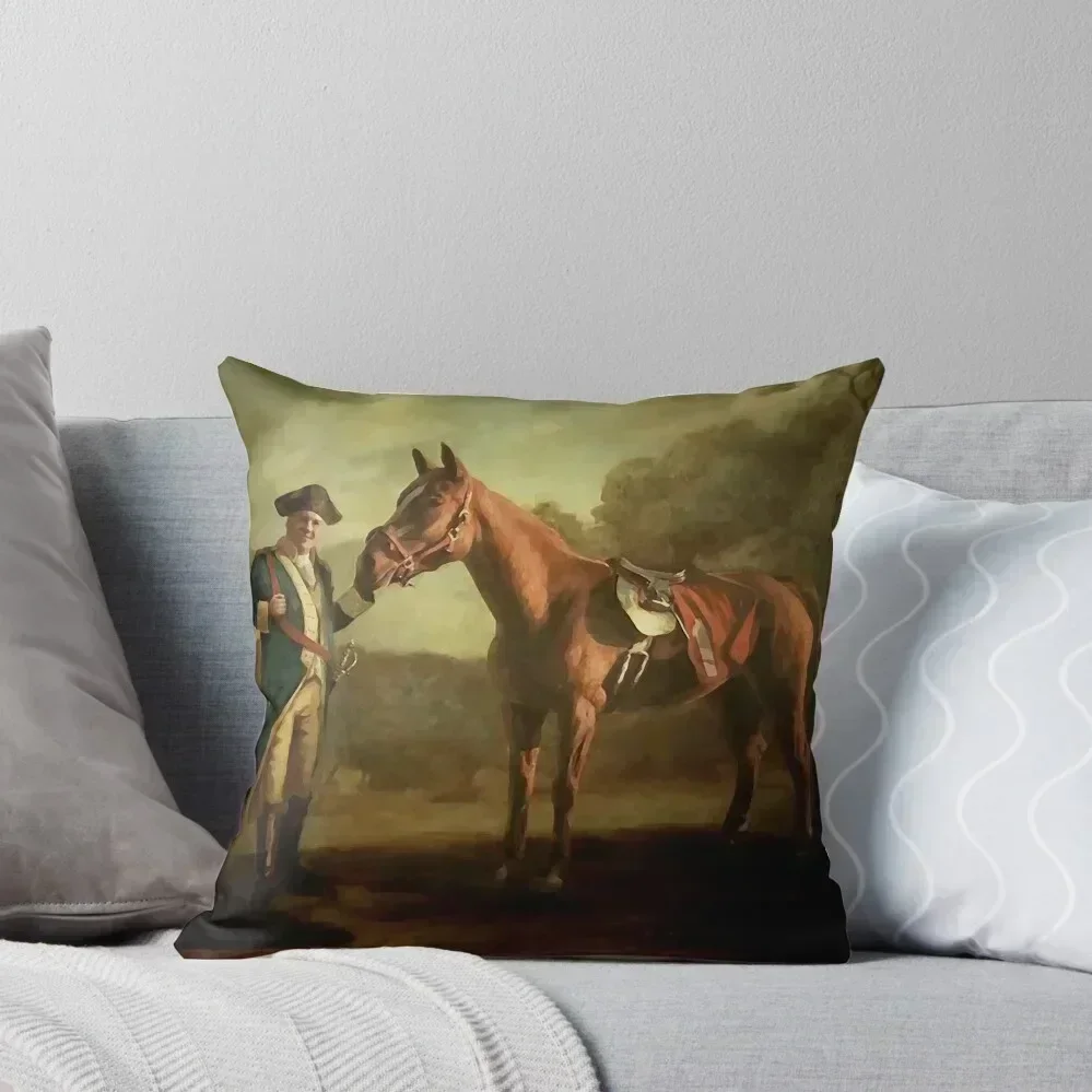 

Tony Soprano & Pie-Oh - Tony Horse Painting Throw Pillow Bed pillowcases Sofa Cushions Covers Pillowcases For Pillows pillow