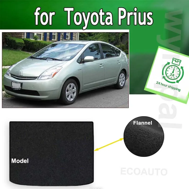 

TREADFIT Car Rear Trunk Mat For Toyota Prius XW20 2 2004~2009 2005 2006 2008 Cargo Liner Tray Luggage Pad