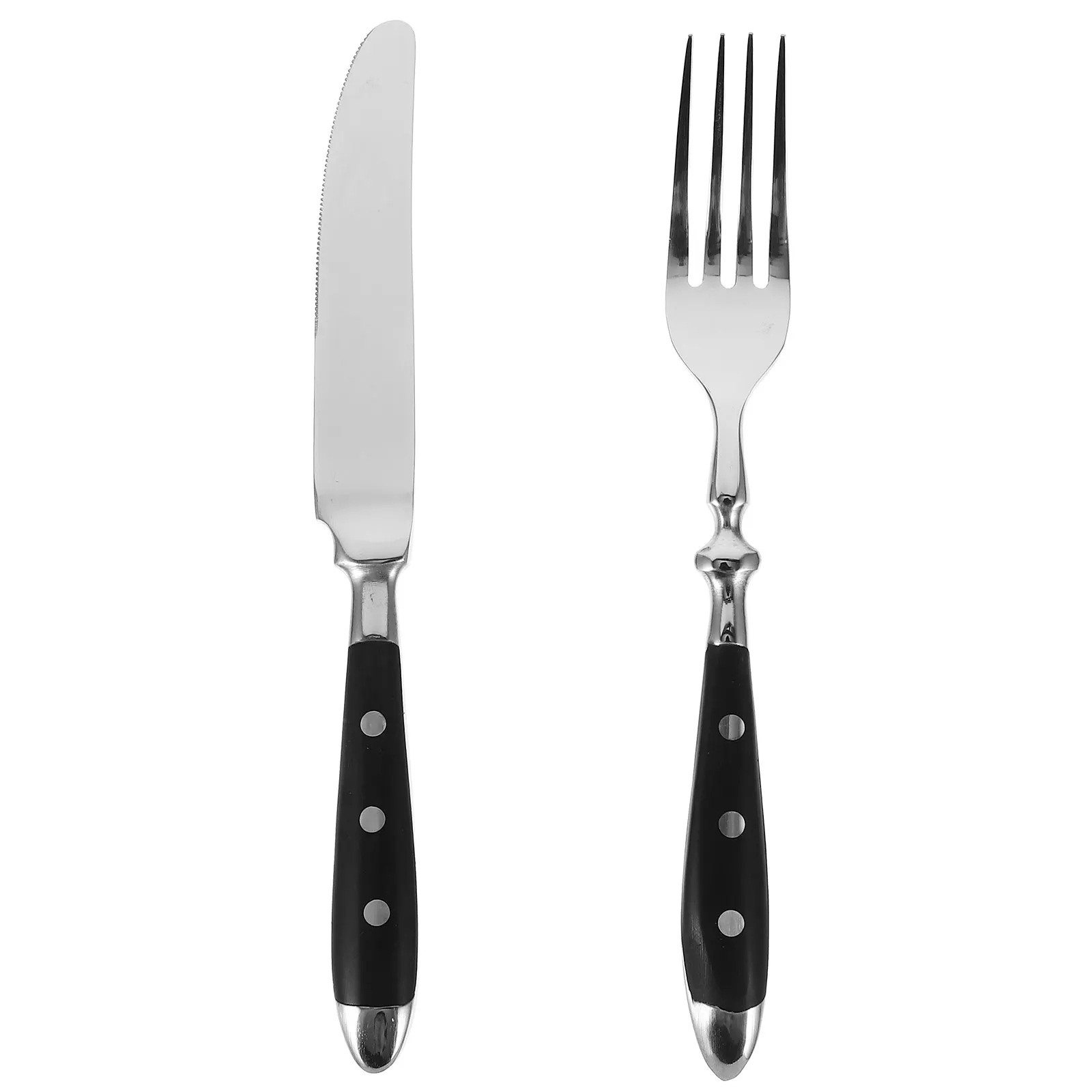 

1 Set Stainless Steel Set Ergonomic Wear-Resistant Flatware For Restaurant Home Western Dining Party Accessories Steak Tableware
