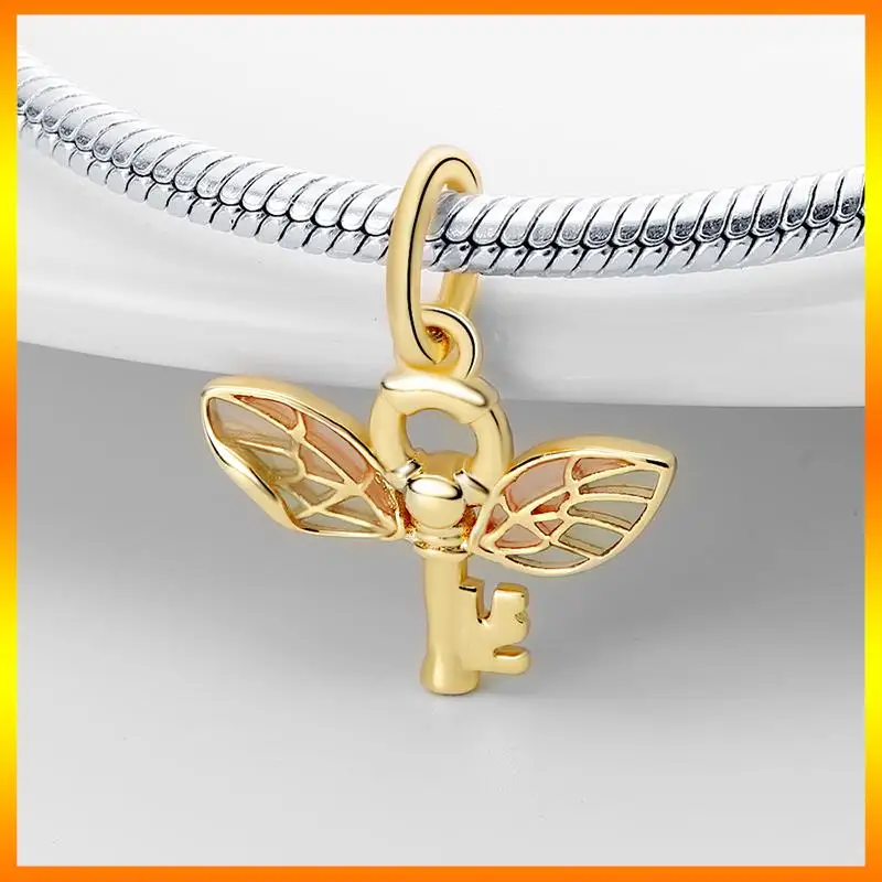 ألعاب ساخنة ماركة S925 الفضة هاري بوتر خرز تميمة صالح الأصلي هاري بوتر سوار بلاتا دي لي لتقوم بها بنفسك مجوهرات حلية