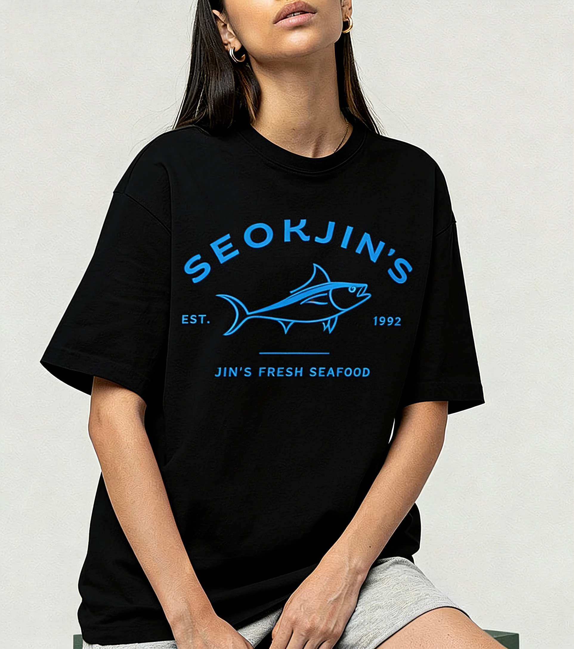 2026 Super Tuna Jin Est 1992 Happy Shirt Kpop Group Merch, Army Shirt Merch Solo Album, Gift for Army, Kpop Gift for Her