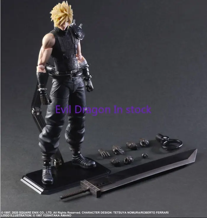 Original SE PlayArts Remake Action Figure, Cloud Strife, Sephiroth, Tifa Yuffie, Kisaragi Aerith, versão 2.0, Brinquedos modelo PVC