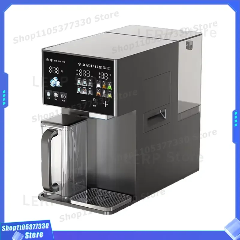 Desktop Electric Water Dispenser Automatic Hot and Cold Quick Cooling Plastic Shell Household Ice Water Machine for Office