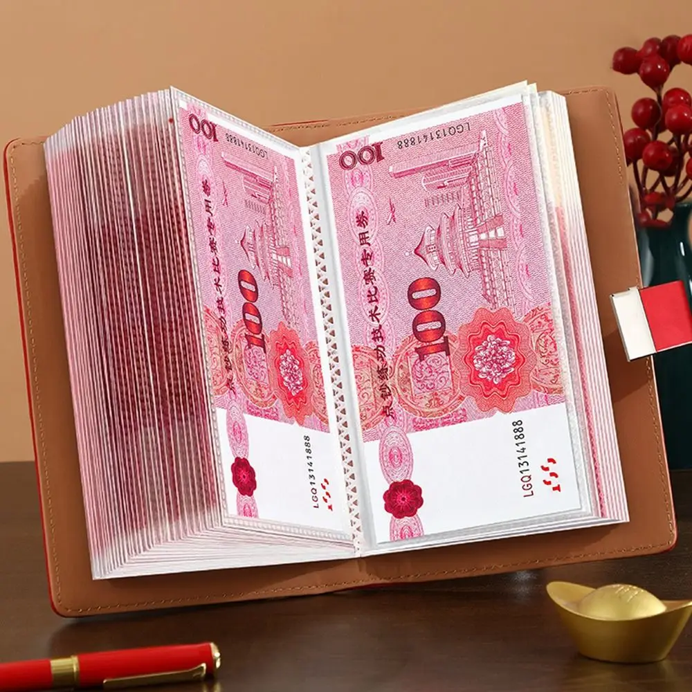 PU 100-enveloppen Geldbesparend Uitdaging Rijk worden's nachts Grote capaciteit Besparingsuitdagingen Vellen Herbruikbaar Waterdicht