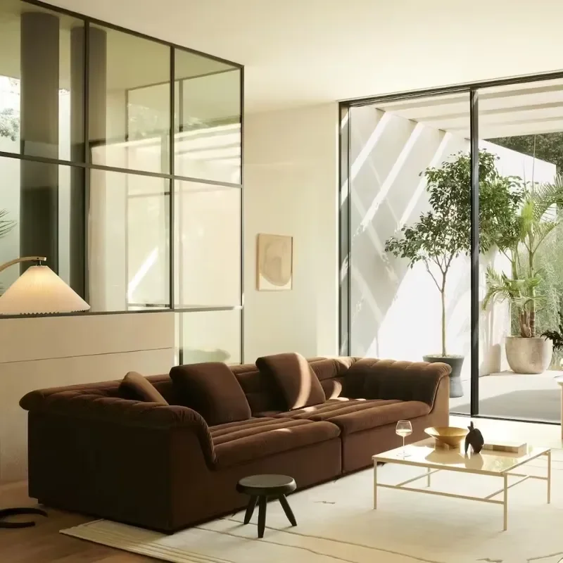 Classic White Modern Italian Recliner Fabric Sofas Furniture Color Optional Covers Living Room Sofa Villa Style