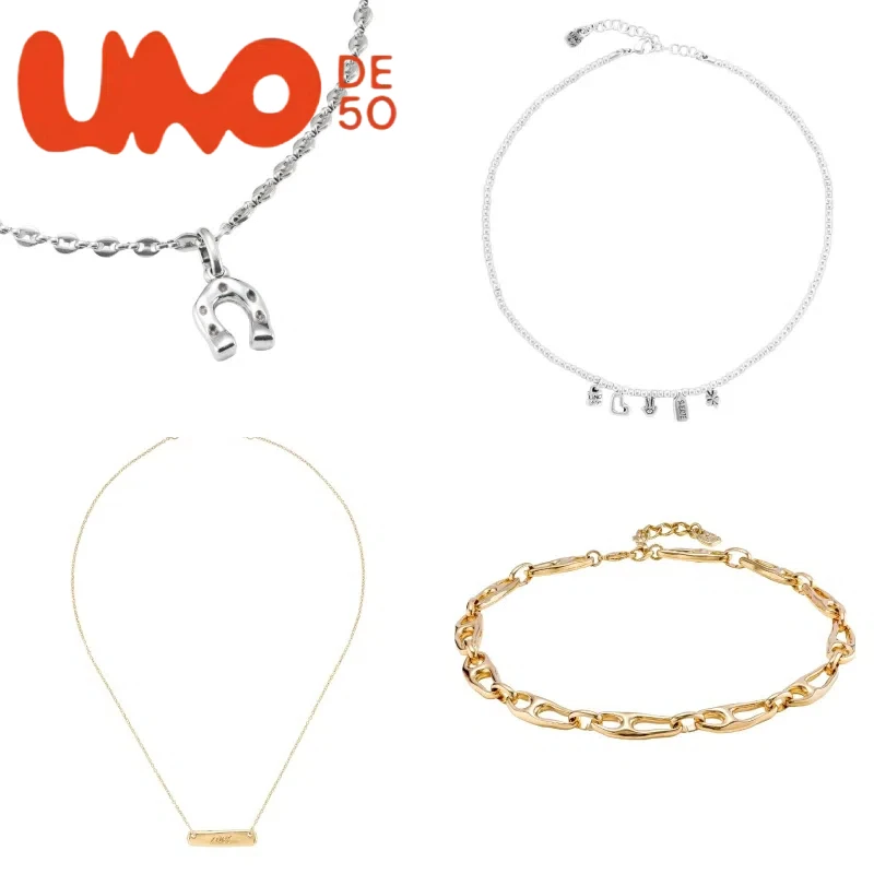 

2025 Newest UNOde50 Necklace,Silver Plated S925 & Gold Plated 14K , High-End Fashion, Elevate Your Charm Affordably