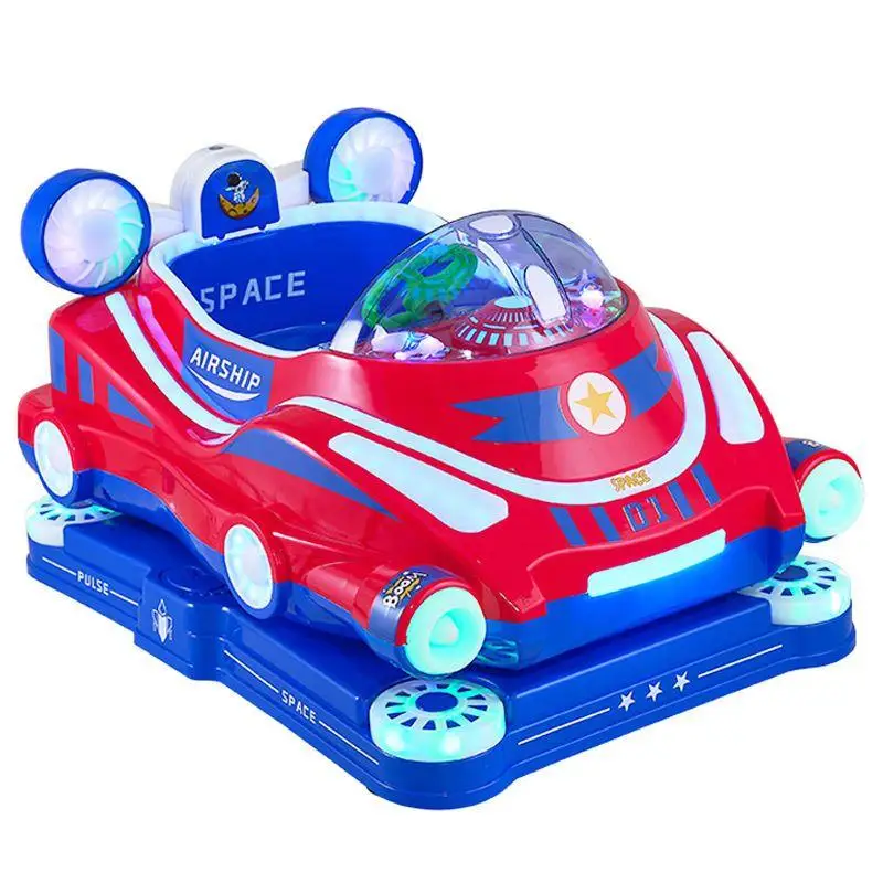 Factory direct sales 2024 new children's electric coin-operated rocking cart, commercial with music special at the entrance