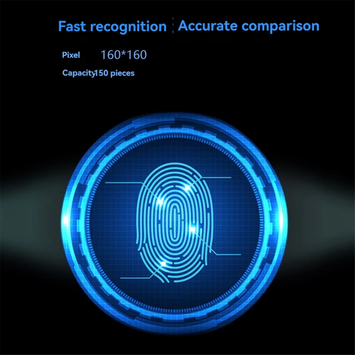 Efficient R502S Fingerprint Module Capacitive Fingerprint Module with RGB Light