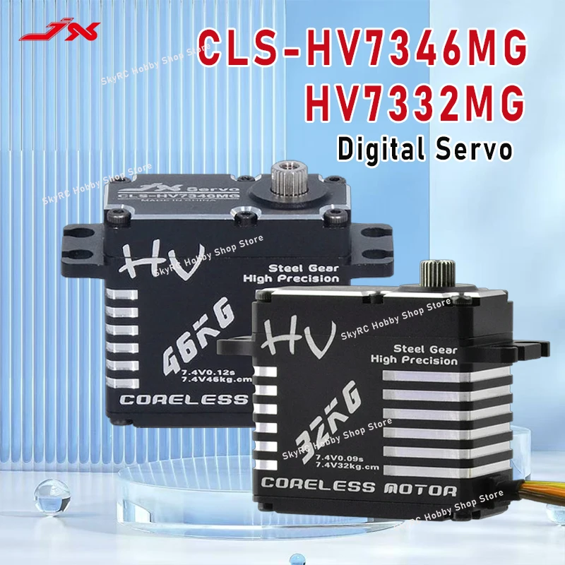 

Сервопривод JX CLS-HV7346MG / HV7332MG — крутящий момент 46 кг / 32 кг, высоково-прецизионная стальная шестерня, цифровой сервопривод с алюминиевым корпусом с ЧПУ