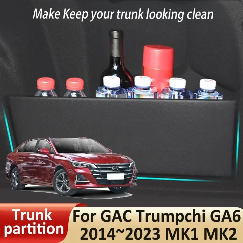 

Car Organizer Trunk Side Partition For GAC Trumpchi GA6 2014~2023 MK1 MK2 Auto Modification Part Trunk Accessories Storage Tools