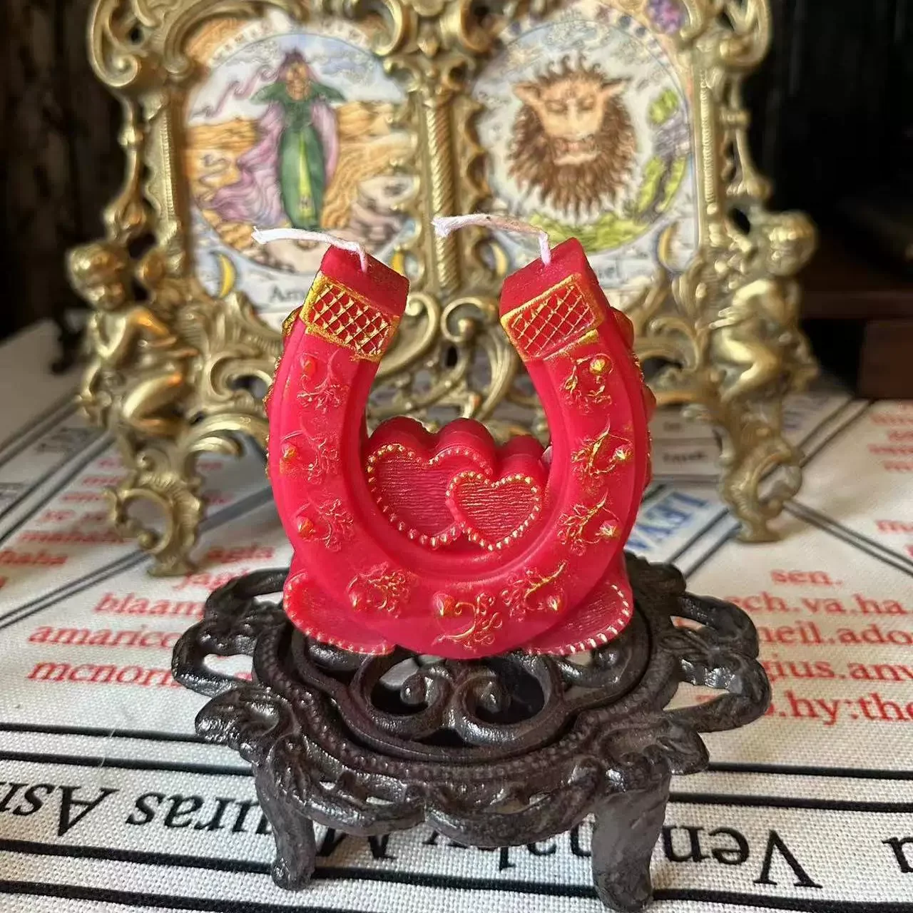 

Love Attraction Candle Mold, Manifest Love & Romance 3D Silicone Mold for Spell Magic Candle Making