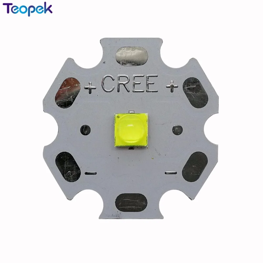 10pcs  XP-G3 XPG3 S3 Cool W Warm White  6W High Power LED Emitter Diode 777lm With 20mm 16mm 14mm 12mm 8mm PCB