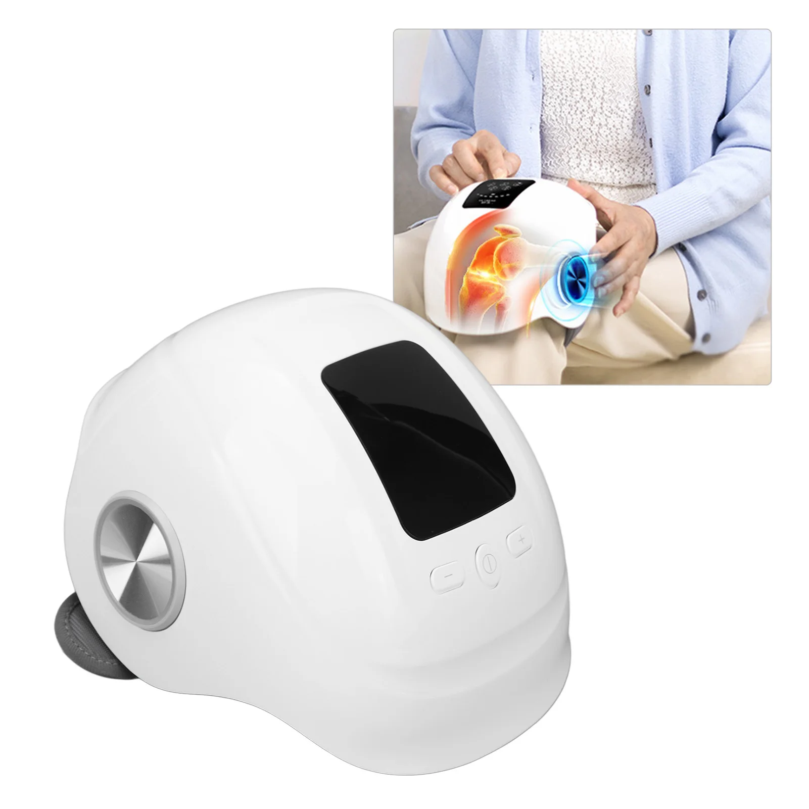 مدلك الركبة الكهربائية الساخن ضغط الاهتزاز جهاز تدليك الركب 8 طرق 14 التروس تعزيز الدورة الدموية جهاز تدليك الركبة اللاسلكي #1