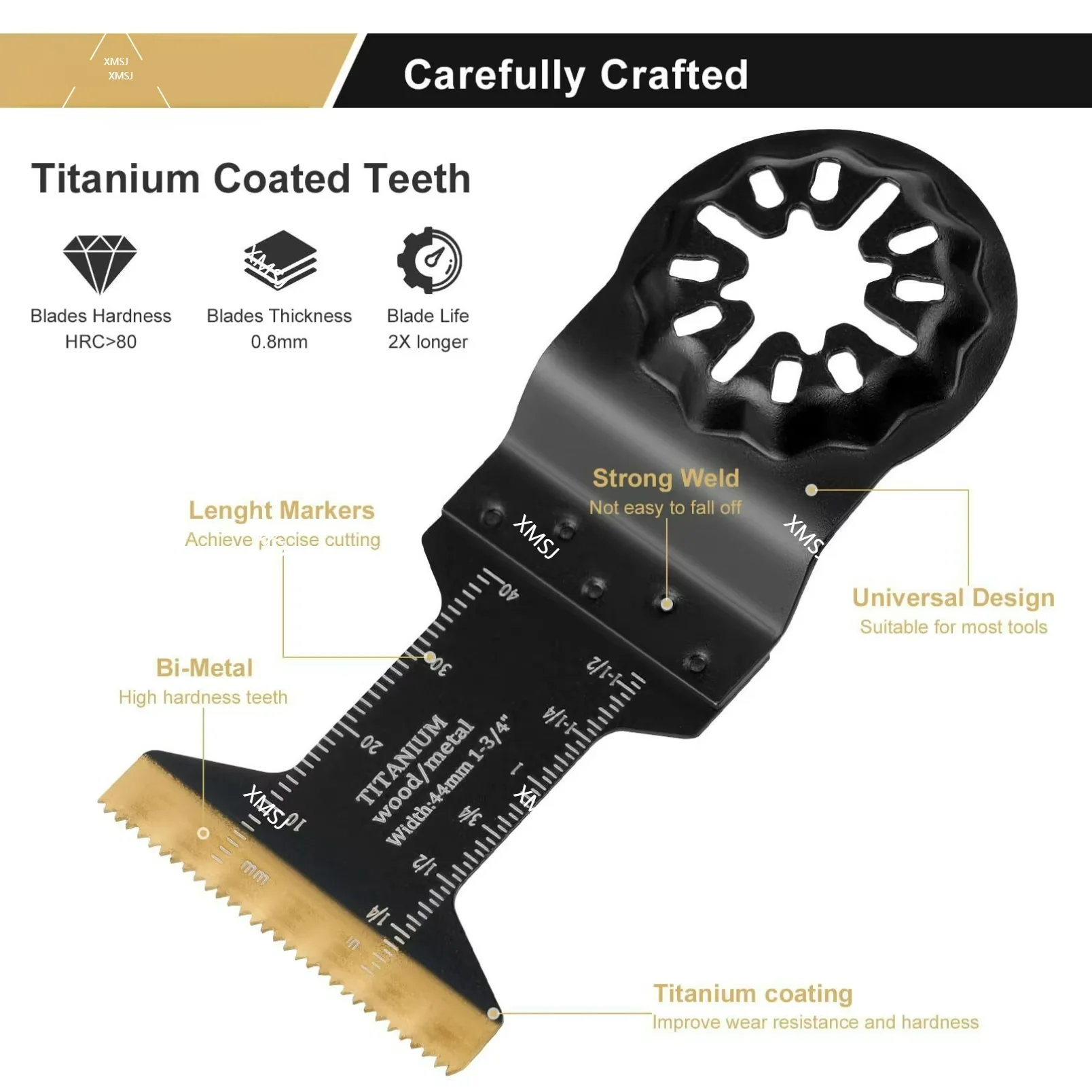 XMSJ 10 قطعة شفرة منشار متأرجحة متعددة المهام عالمية للأظافر البلاستيكية الخشبية ملحقات متعددة الاستخدامات 2025 جديد #3