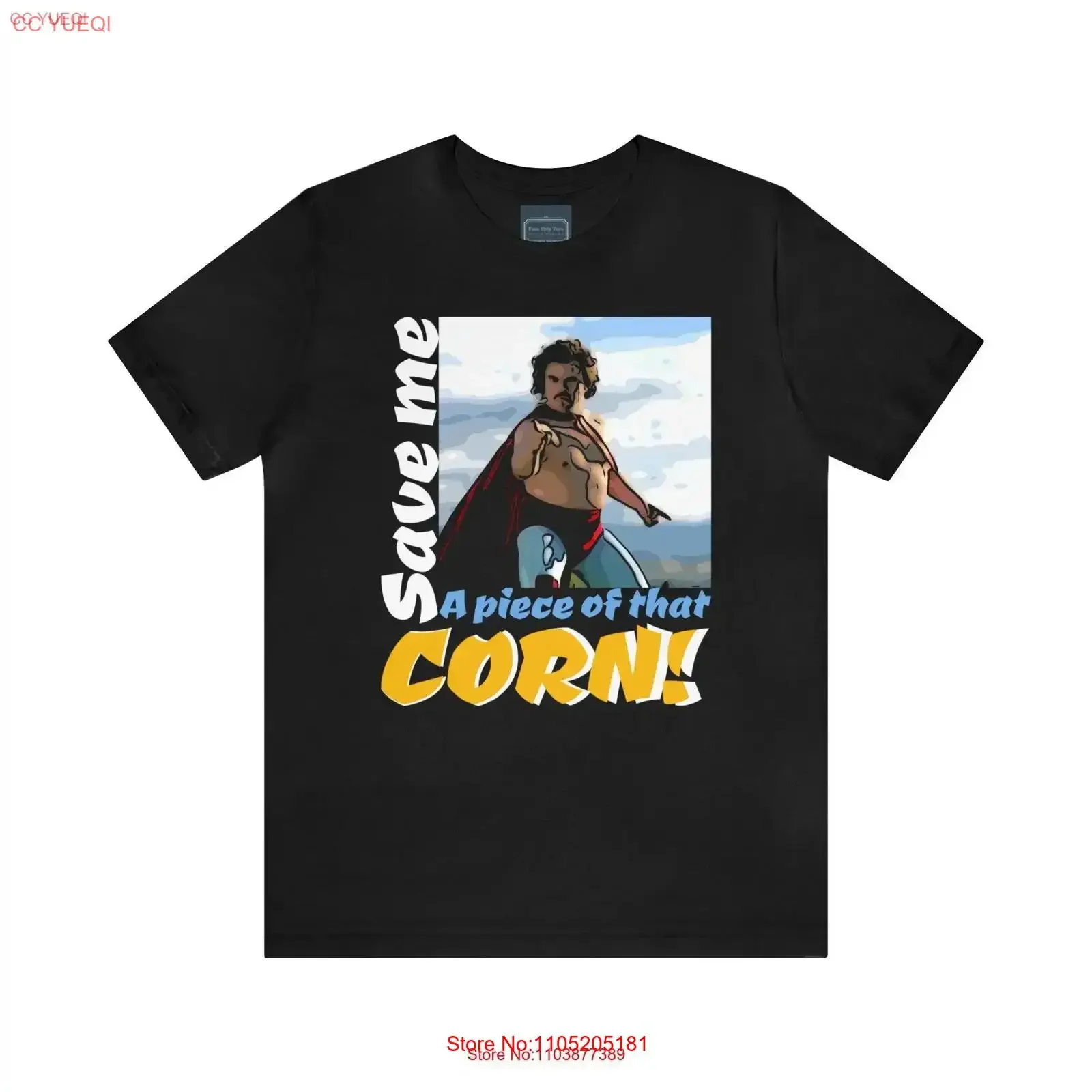 Camiseta Camiseta Nacho Libre Movie Quotes Save me un trozo de ese maíz para más tarde vintage Lavado Cómodo Unisex Casual gráfico