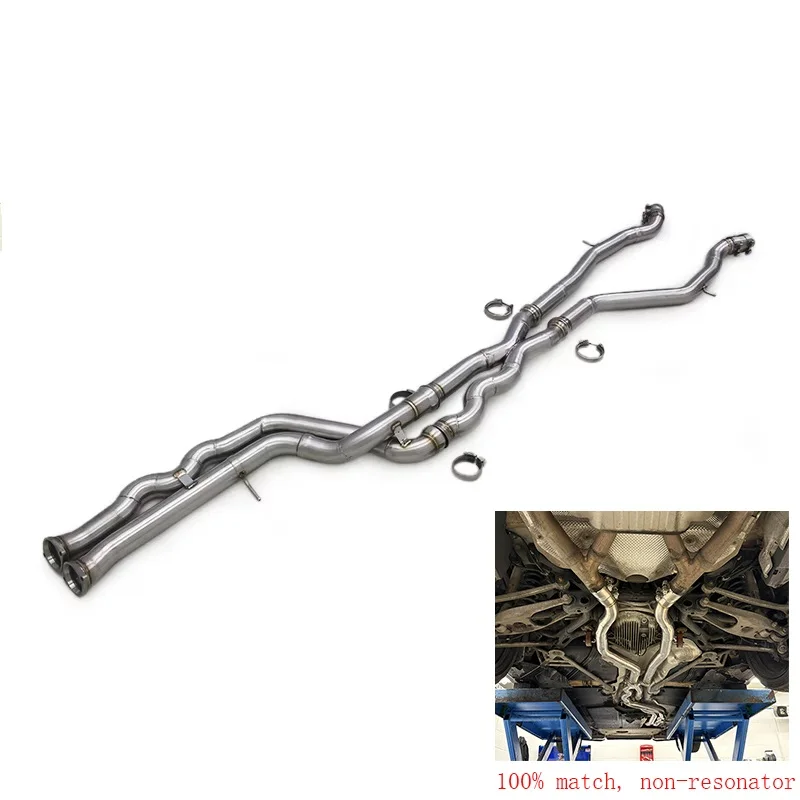 

COC Factory Performance Equal Length Mid Pipe for M3/M4 F80 F82 F83 S55 3.0T 2014-2019 Stainless Steel Exhaust Mid Pipe