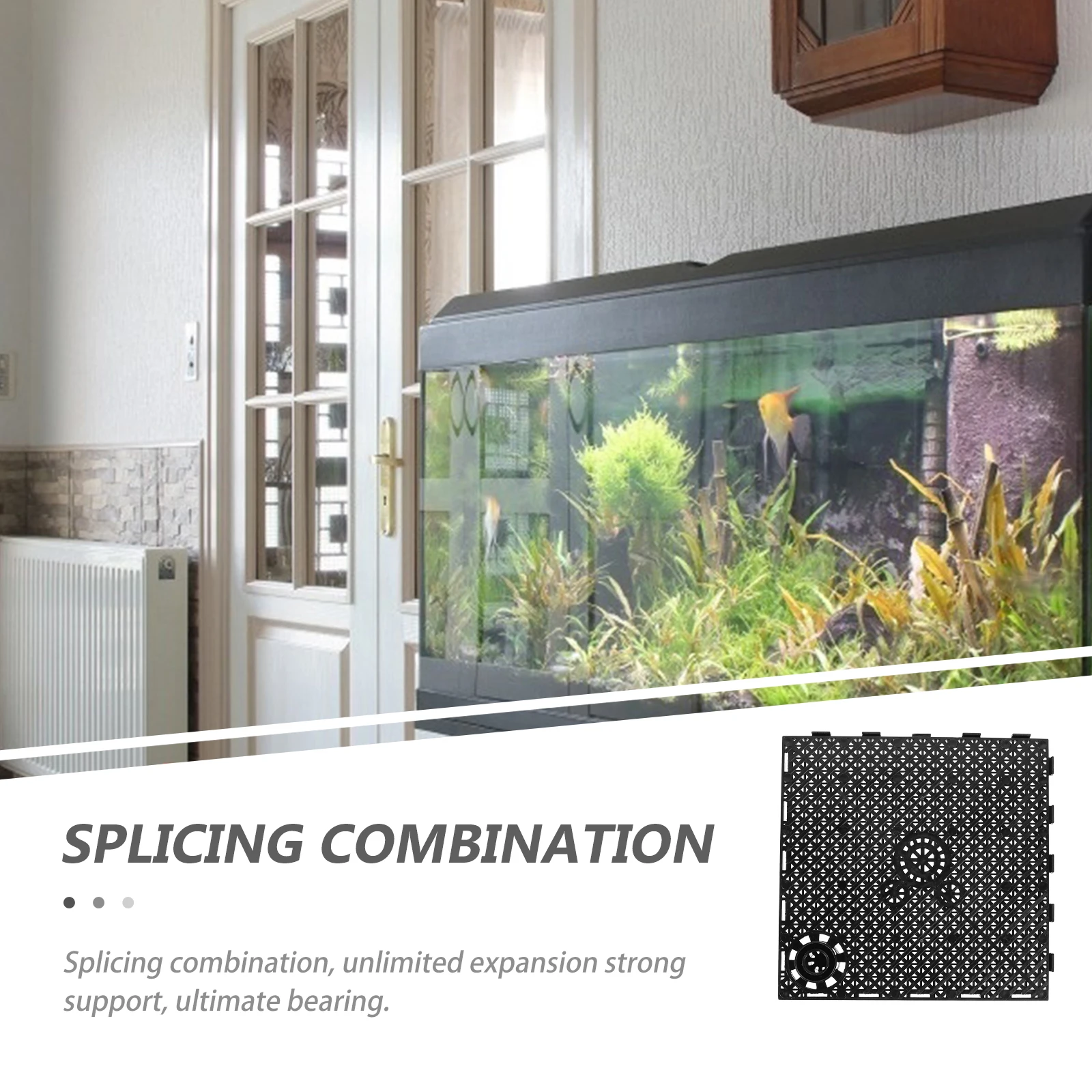 

12Pcs Fish Tank Isolation Plates Aquarium Bottom Filter Board Smooth Surface Multi-Hole DIY Filter System Aquarium Accessories