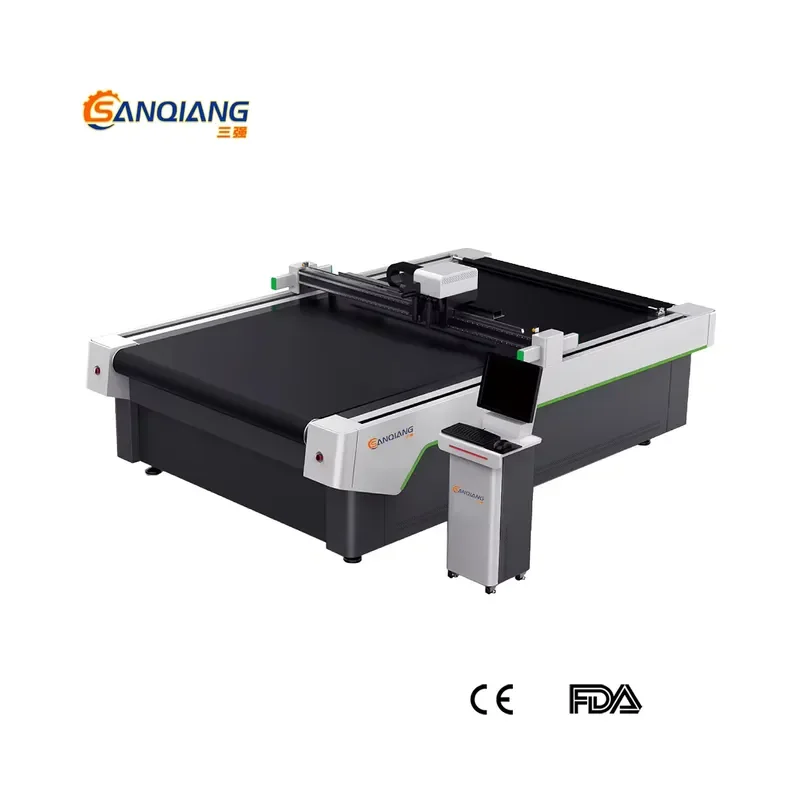 SQ 1325 numerical control vibration knife cutting machine, flat die cutting machine 4x8 numerical control price corrugated