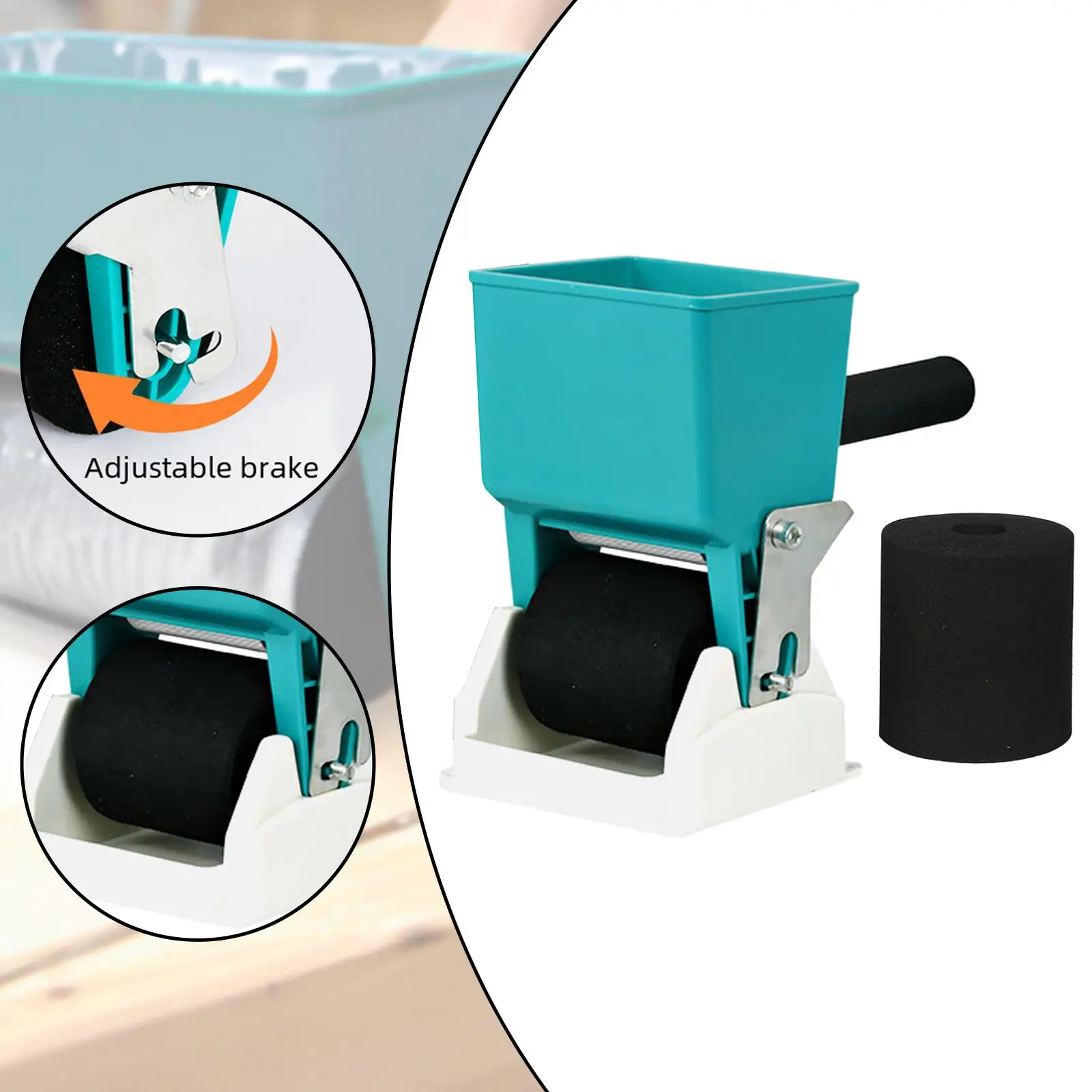 Sponge Metal Glue Applicator Roller Controlled Spreader Bottle Paint for Woodworking Carpenter Shops