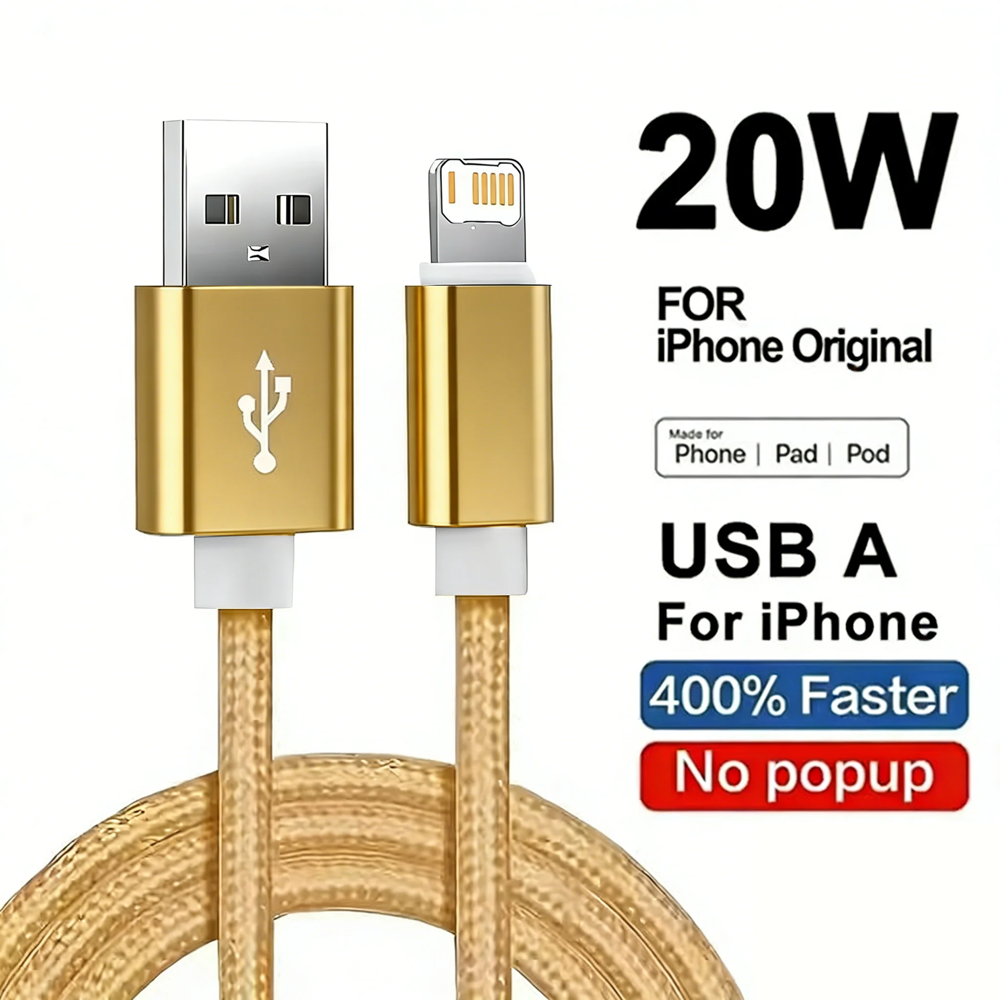 

Fast Charging Braided USB Cable For iPhone 11 12 mini 13 14 Pro Max Rapid Charge Data Cables For iPhone X XR XS 6 6S 7 8 Plus SE