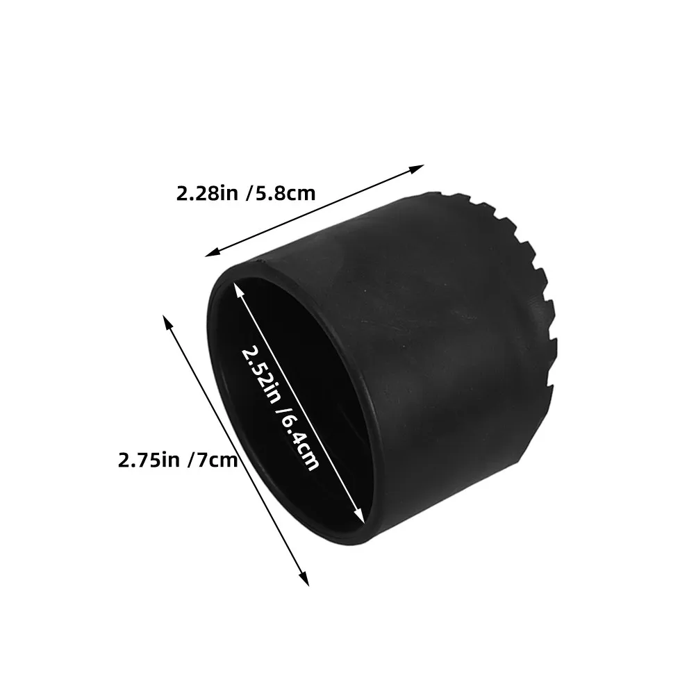 4pcs Extension Ladder Foot Pads Rubber Anti- Ladder Feet Covers For Stability Tiles Grass Floor