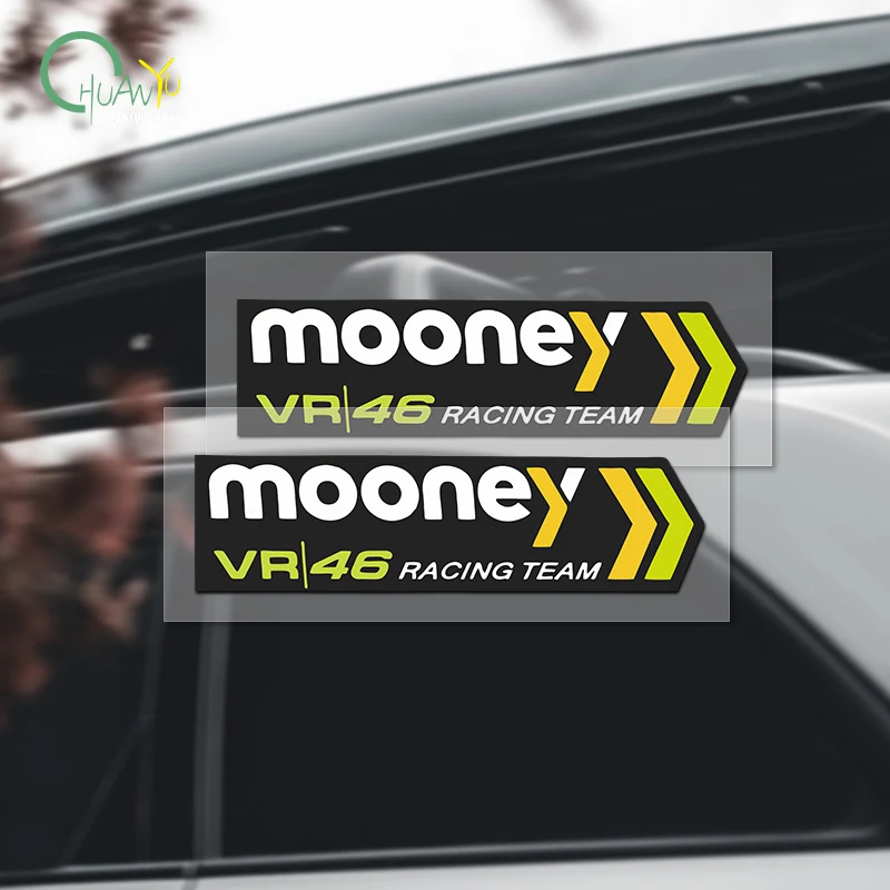 motogp MOONEY 46 RACING team Rossi decals motorcycle modification electric motorcycle reflective car sticker