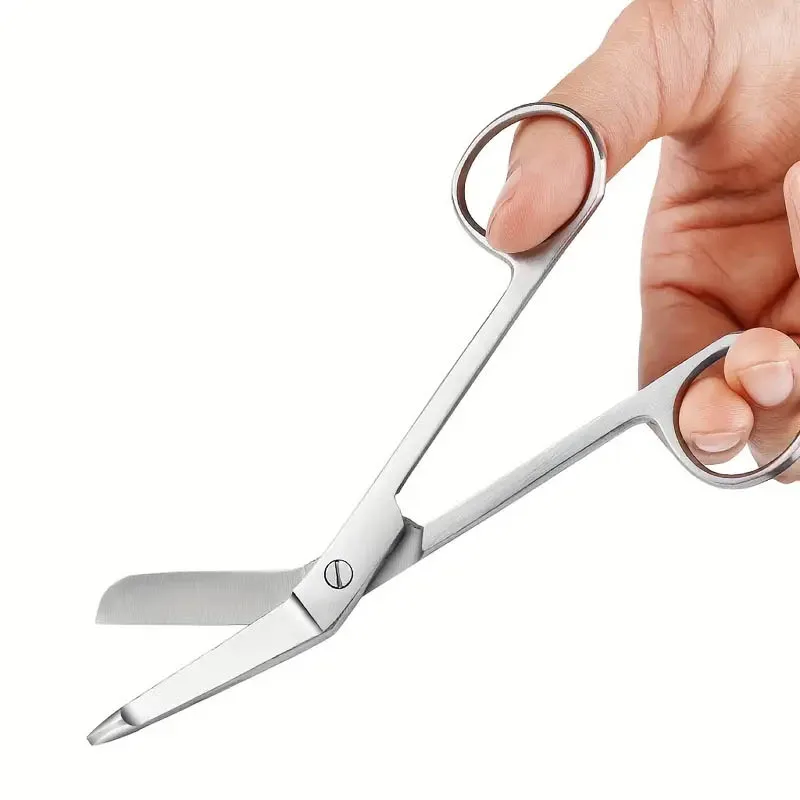 Tesoura de gaze de aço inoxidável 11/14cm, tesoura cirúrgica para vestir, gesso doméstico, tesoura de enfermeira