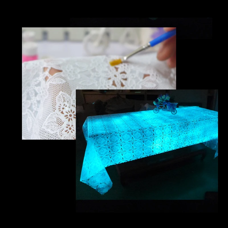 500g Polvere luminosa Pigmento di fosforo Fai da te Glow-in-the-Dark Decorazione di vernice in resina Polvere luminosa per riempitivo di resina e artigianato d'arte