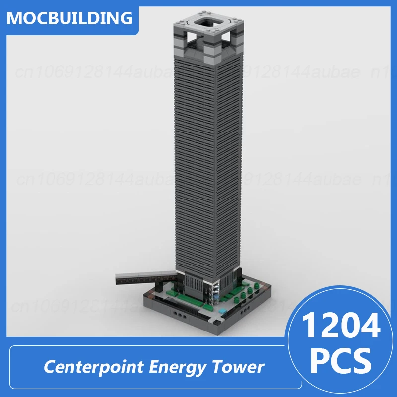 

1/2 Micropolis Scale Model City Center or 1000 Main in Houston TX Moc Building Blocks Architecture Diy Assemble Bricks Toy Gift