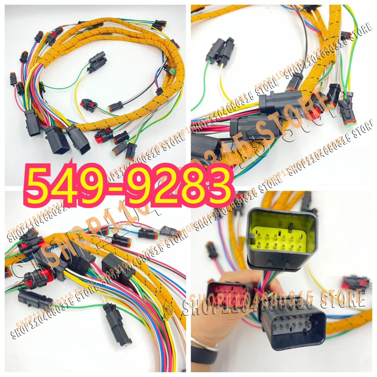 

549-9283 525-2620 High Quality Distribution Solenoid Valve Wiring Harness for 320GC 330GC Parts Wire Cable Exacavator