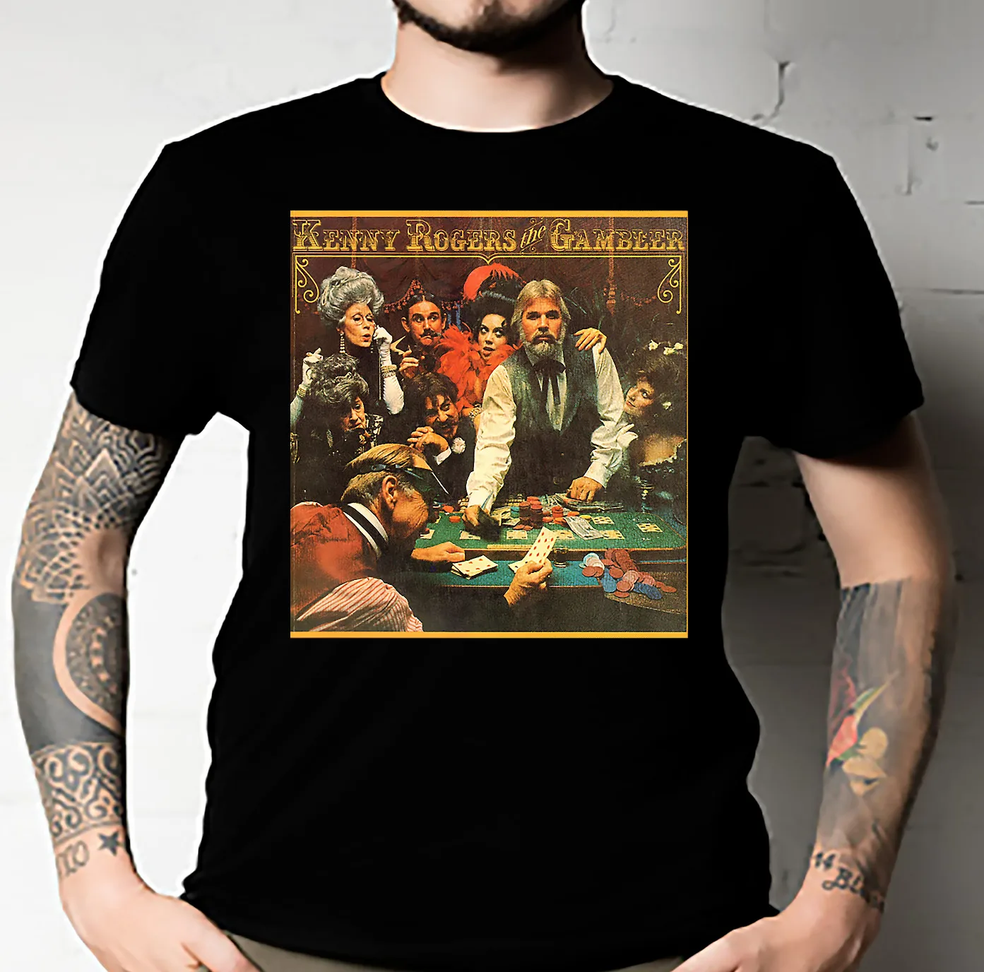 Kenny Rogers T Shirt The Gambler classic essentiel All Size