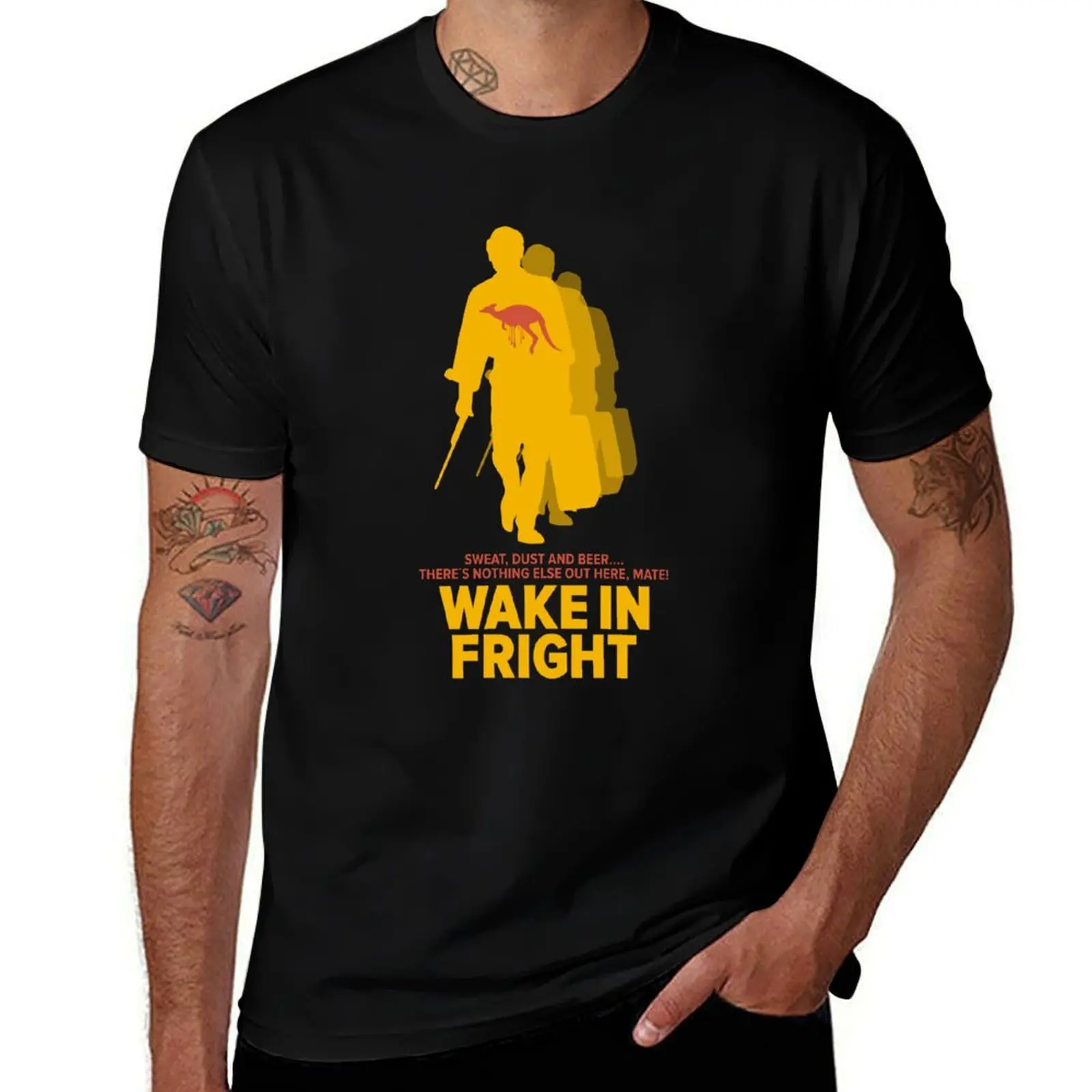 Awakening the Cult Classic: Wake in Fright by Ted Kotcheff T-Shirt plain vintage graphic tee mens vintage t shirts