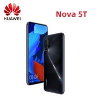 Original HUAWEI-Nova 5T,Mobile phone,Google Play Store,6.26 inch,128GB/256GB ROM,Smartphone Android,,48MP,4G Network,Cellphones