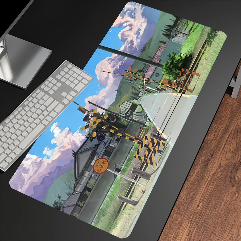 

Pixel Japan Street Mouse Pad Gamer Mousepads Big Gaming Mousepad XXL Mouse Mat Large Keyboard Mat Desk Pad For Computer Laptop