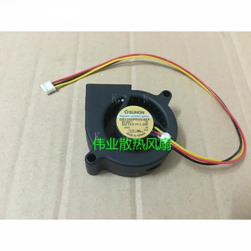 C FOR SUNON GB1205PKV3-8AY 12V 1.0W 5020 5CM 3-Wire Projector Fan Blower