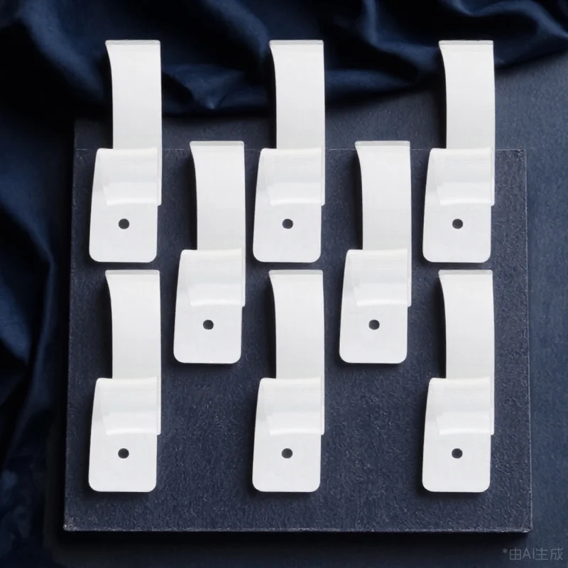 

8Pcs Transparent Acrylic Belt Rack Creative Curve Design for Belt Displaying Stand Storage Shelf Shop Supermarket Organizers