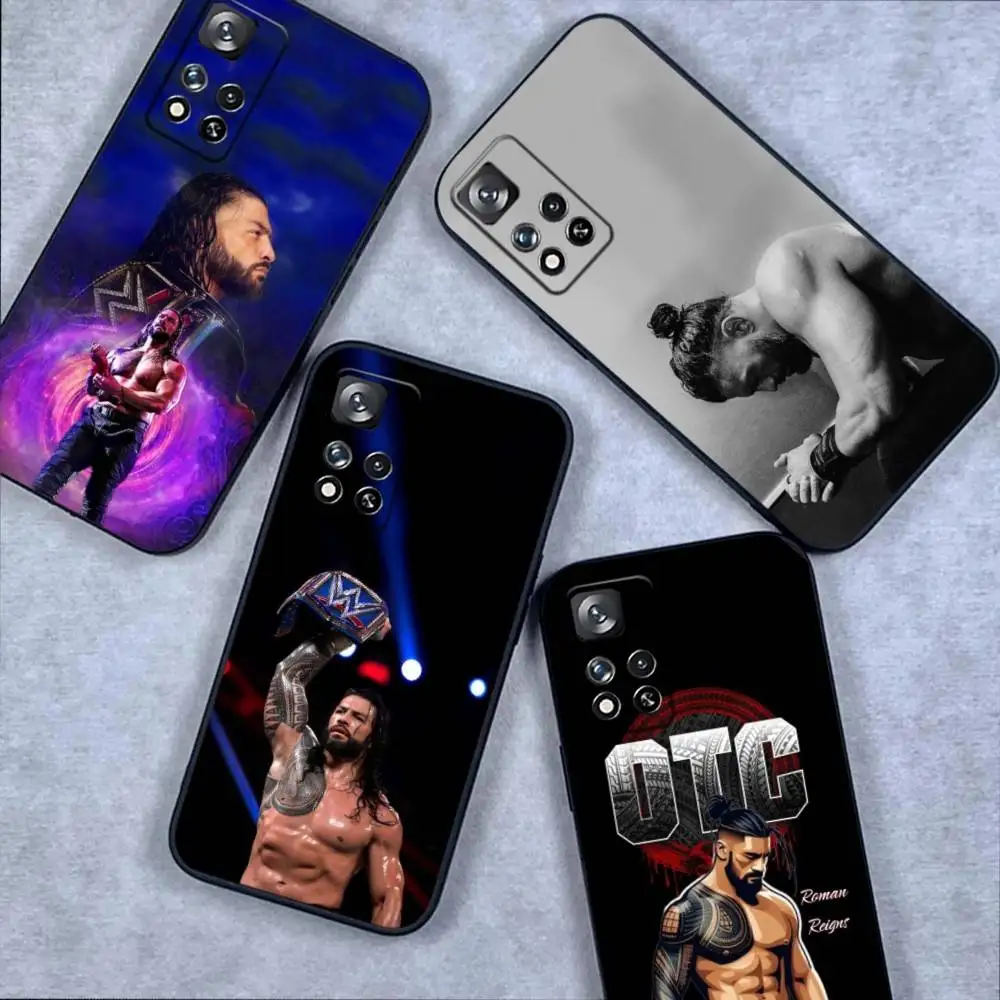 

Wrestling Star Roman Reigns Phone Case For Samsung S 25,24,23,22,30,21,10,9,Ultra,Plus,Lite,FE,4,5G Black Soft Case