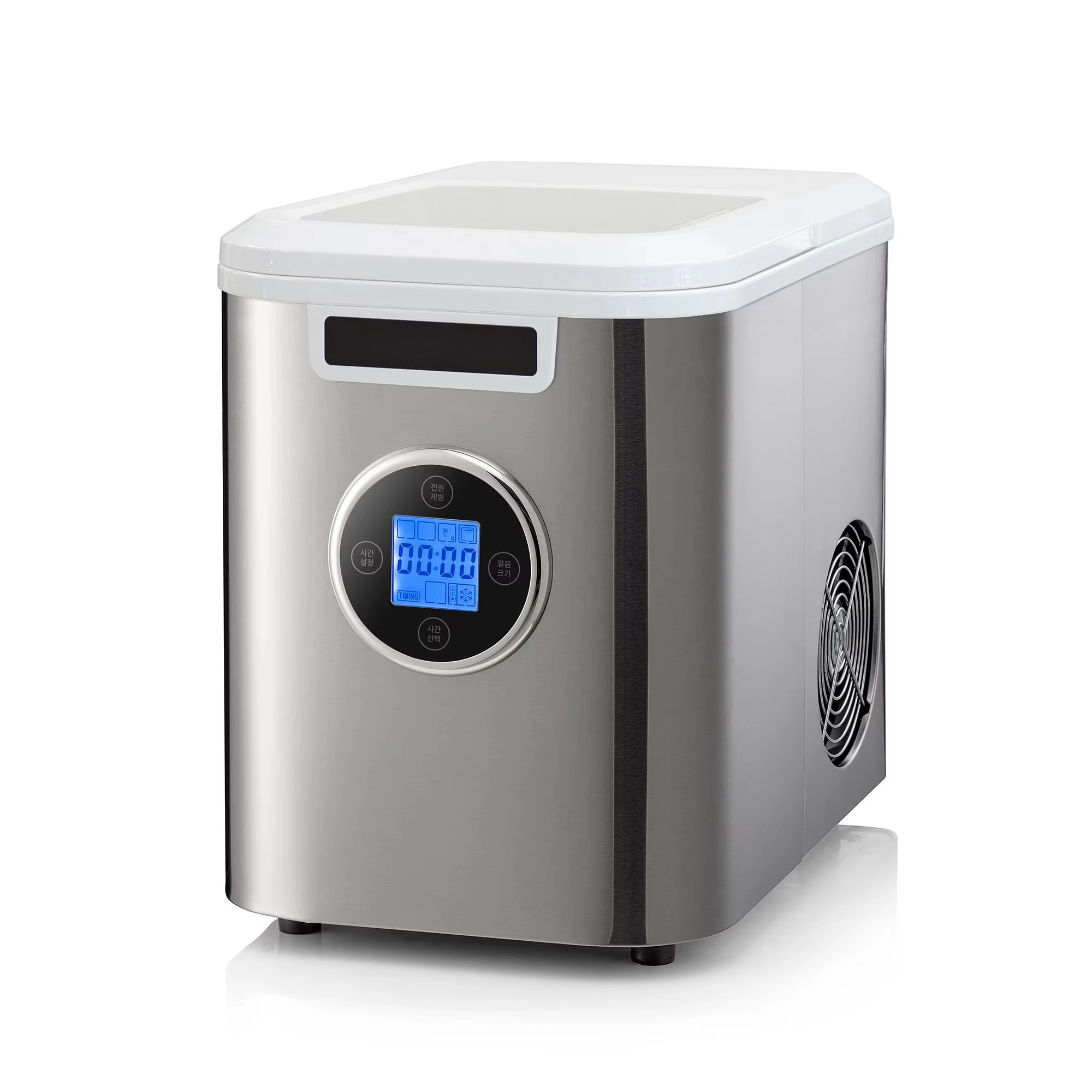 

12kg/Day Automatic Stainless Steel Ice Maker OEM ODM Smart Digital Control Electric Cooling Machine